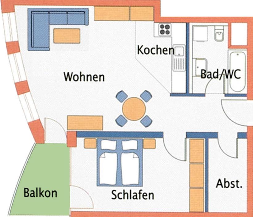 Nordseebrandung A3 2 Apartment